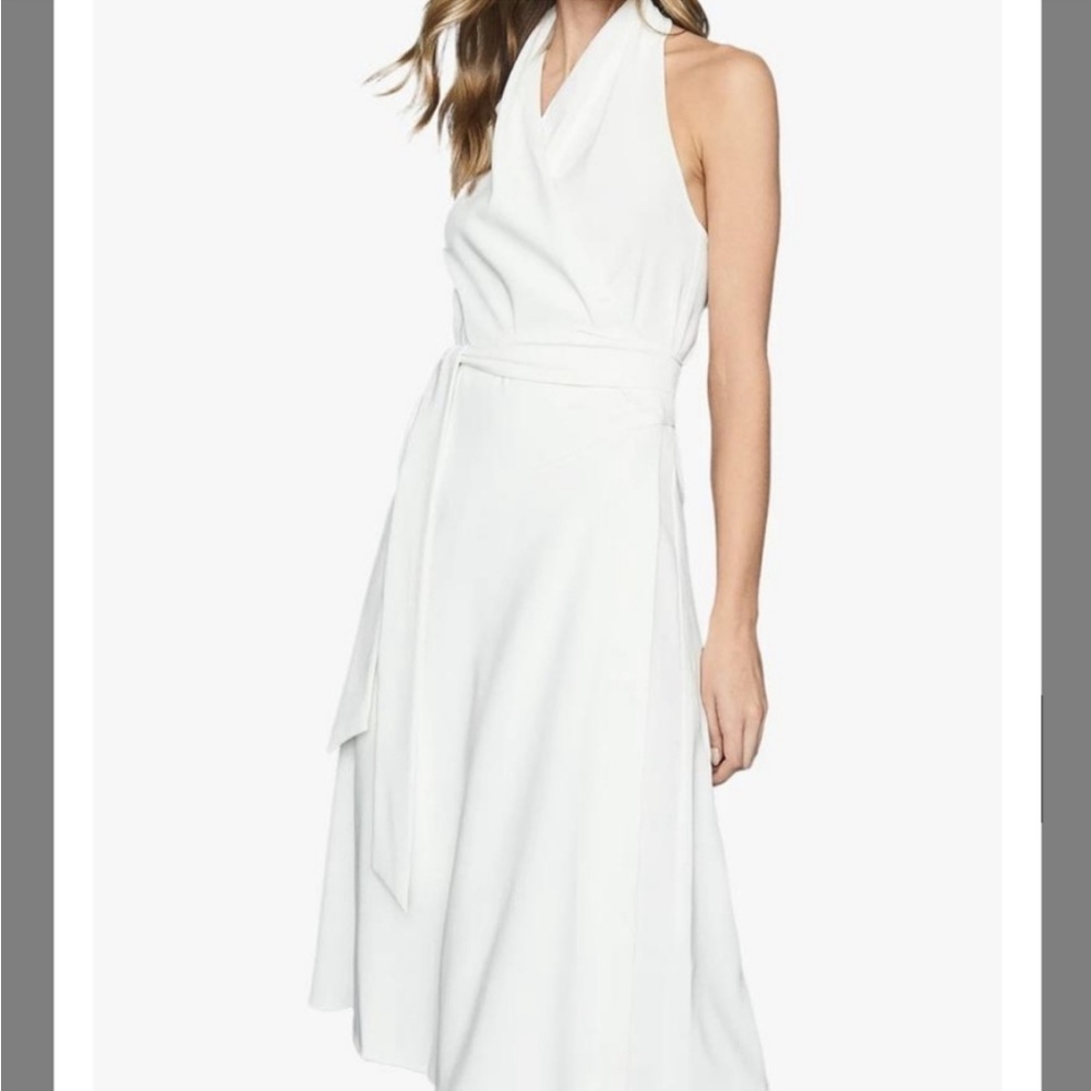 Piper Reiss Halter Wrap Dress in White